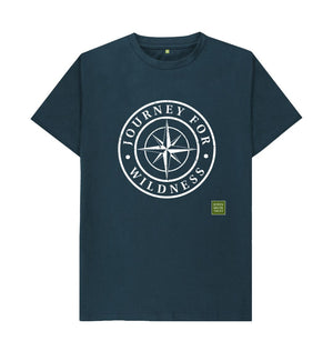 Denim Blue Journey for Wildness Men's T-shirt