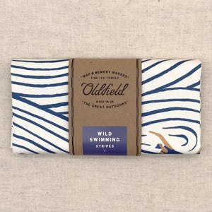 Wild Swimming Tea Towel