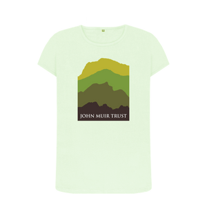 Pastel Green Four Mountains Women's T-shirt - Green v2