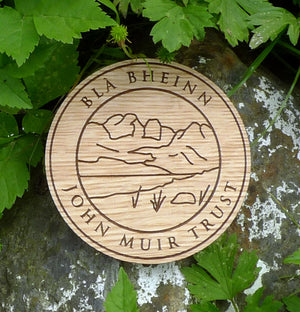 Engraved wooden coasters