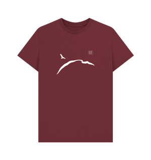 Red Wine Printed T-shirt Front