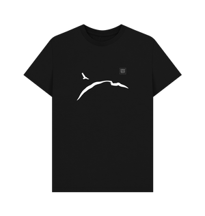 Black Printed T-shirt Front
