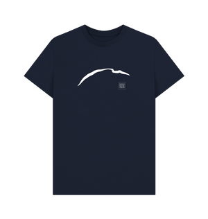 Navy Blue Printed T-shirt Front