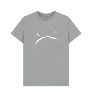 Athletic Grey Printed T-shirt Front