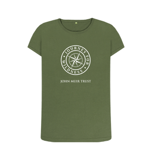 Khaki Journey For Wildness Women's T-Shirt (branded)