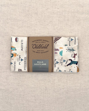 Walk Scotland Tea Towel