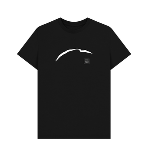Black Printed T-shirt Front
