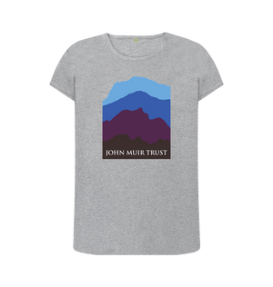 Athletic Grey Four Mountains Women's T-shirt - Blue v2