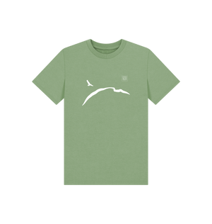 Sage Printed Kids T-Shirt Front