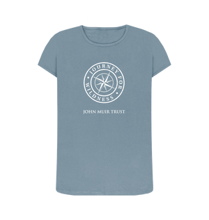 Stone Blue Journey For Wildness Women's T-Shirt (branded)