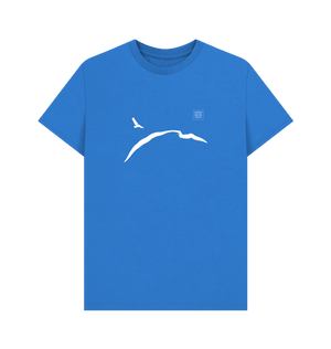 Bright Blue Printed T-shirt Front