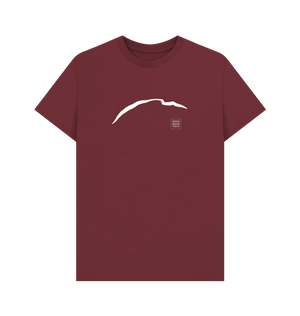 Red Wine Printed T-shirt Front