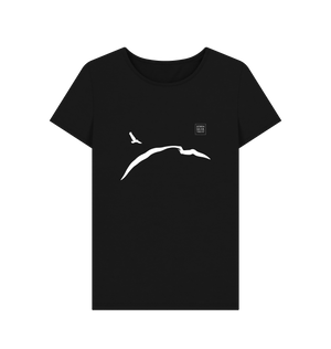 Black Printed T-shirt Front