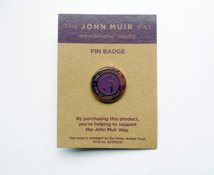 John Muir Way Waymarker Gold Pin