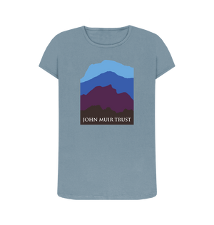 Stone Blue Four Mountains Women's T-shirt - Blue v2