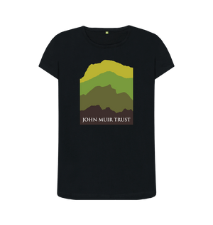 Black Four Mountains Women's T-shirt - Green v2