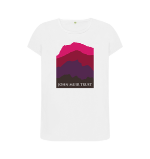 White Four Mountains Women's T-shirt - Red v2