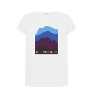 White Four Mountains Women's T-shirt - Blue v2