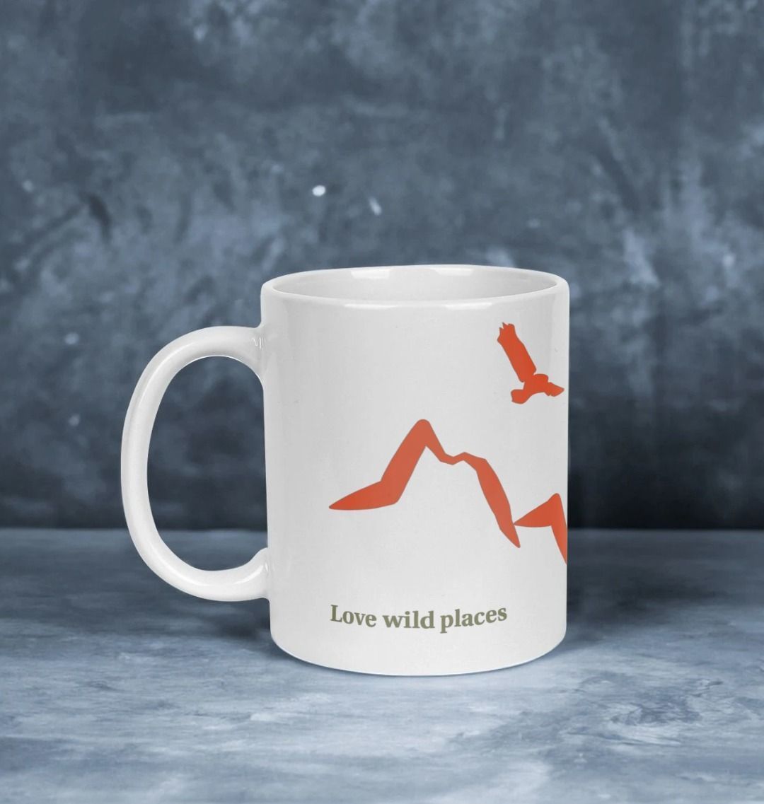 Love wild places mug (Autumn leaf)