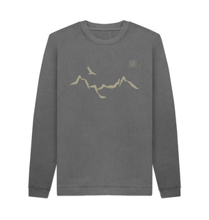 Slate Grey Ladhar Bheinn Men's Sweatshirt (Lichen)