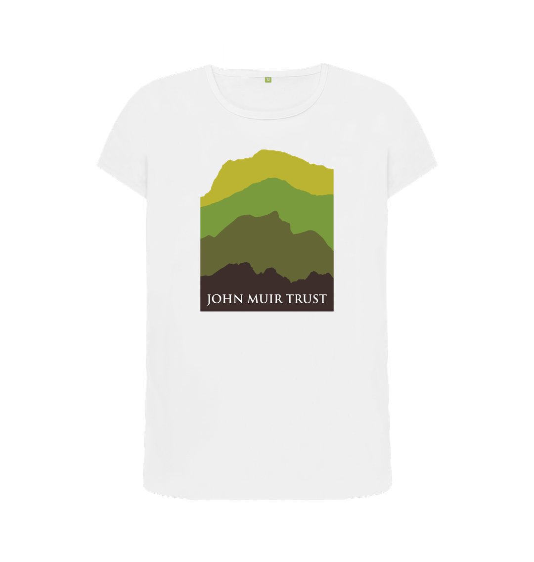 Pastel Green Four Mountains Women's T-shirt - Green v2