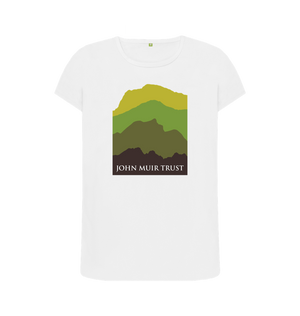 White Four Mountains Women's T-shirt - Green v2