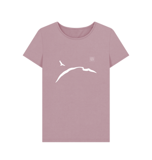 Mauve Printed T-shirt Front