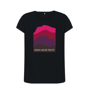 Black Four Mountains Women's T-shirt - Red v2