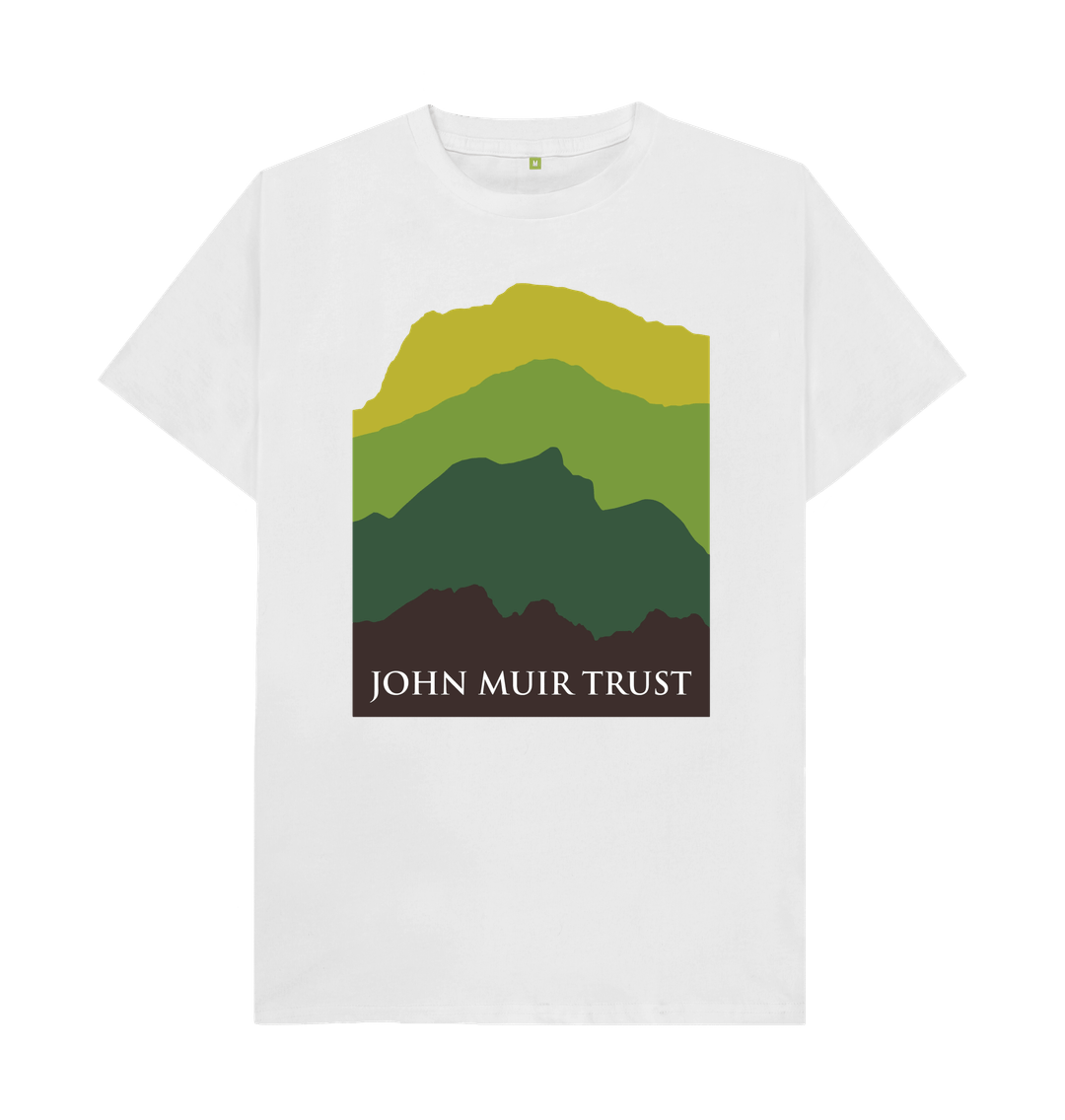 Oat Four Mountains Men's T-shirt - Green v2