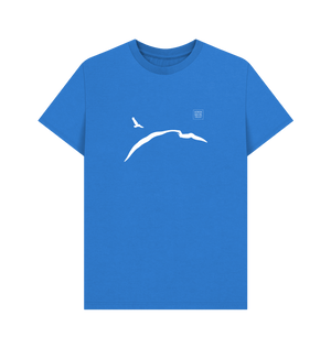 Bright Blue Printed T-shirt Front
