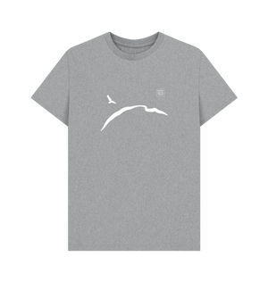 Athletic Grey Printed T-shirt Front