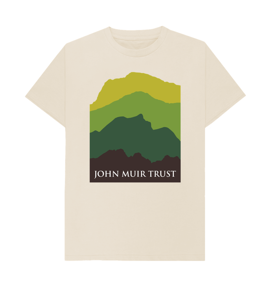 Oat Four Mountains Men's T-shirt - Green v2