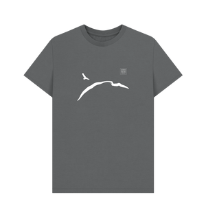 Slate Grey Printed T-shirt Front