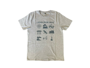 John Muir Way Icon T-shirt Grey