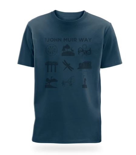 John Muir Way Icon T-shirt  Denim