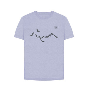 Lavender Ladhar Bheinn Women's T-shirt (Granite Grey)