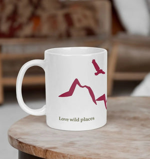 Love Wild Places mug (Red Moss)