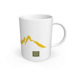 White Love Wild Places mug (Gorse Yellow)