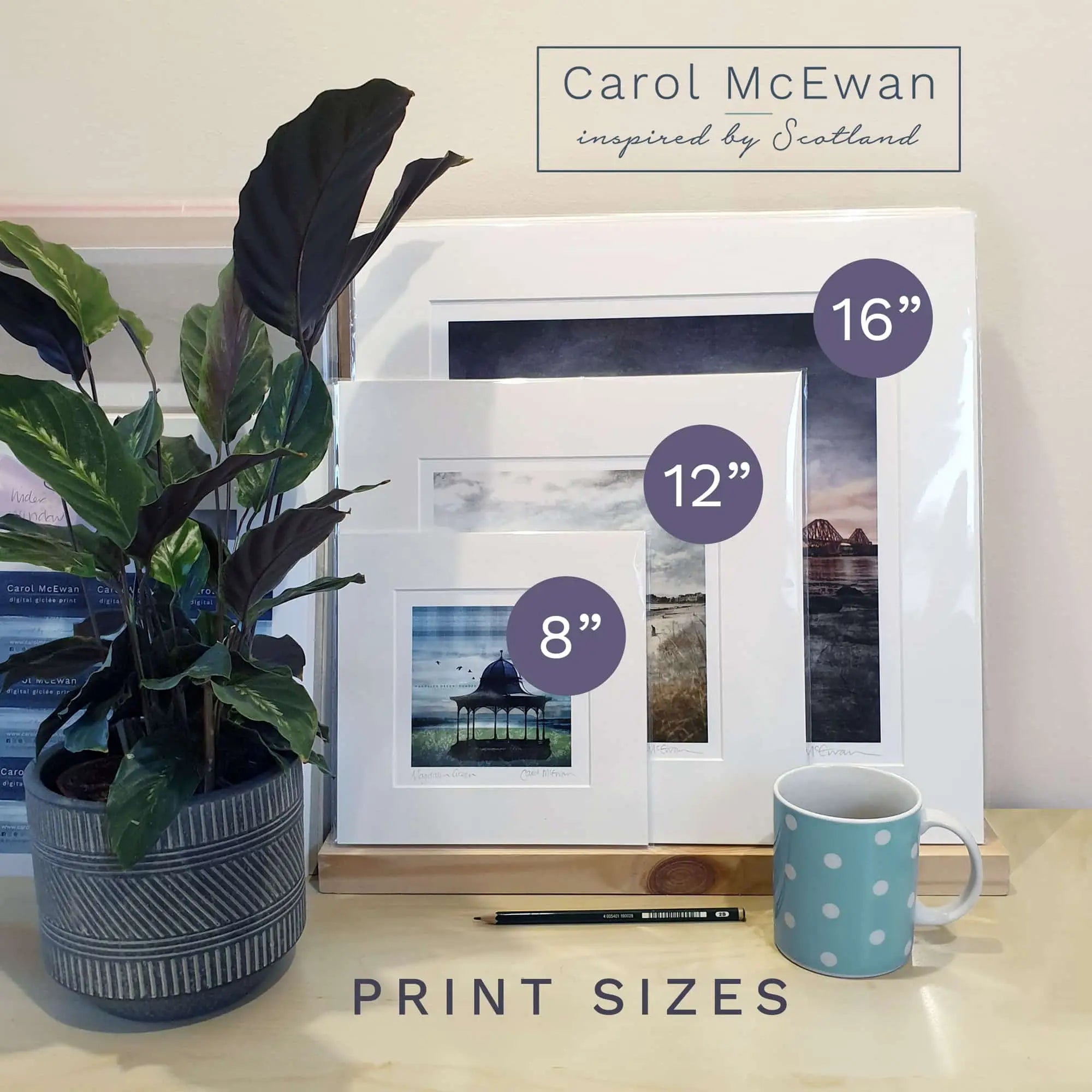8x8 Mounted Print (SMALL)