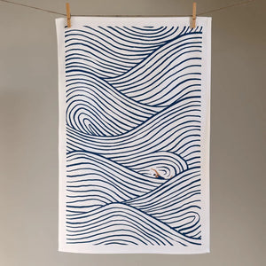 Wild Swimming Tea Towel
