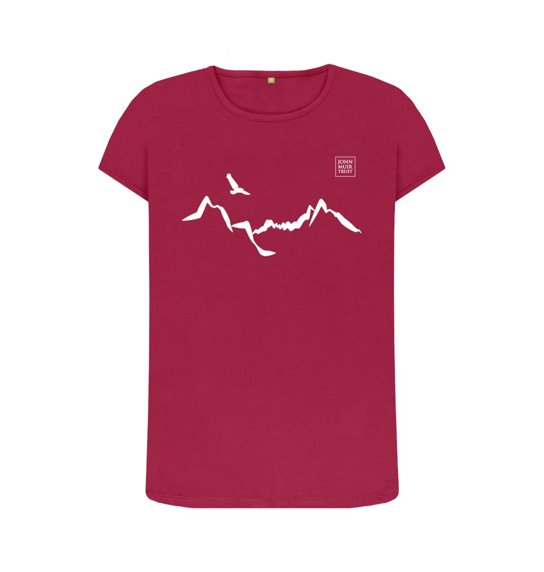 Cherry Ladhar Bheinn Women's T-shirt (White)