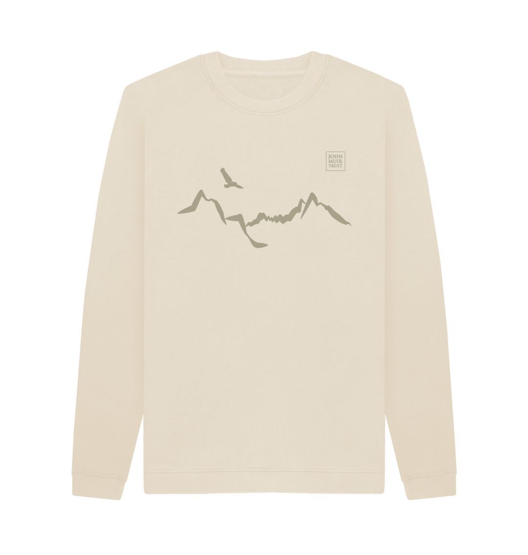 Khaki Ladhar Bheinn Men's Sweatshirt (Lichen)
