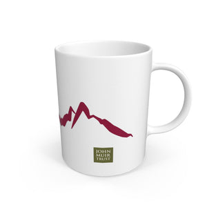 White Love Wild Places mug (Red Moss)