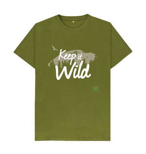 Moss Green Ben Nevis T-shirt - Keep it Wild Men's