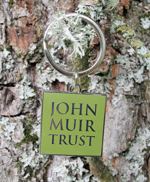 John Muir Trust Logo Enamel Keyring