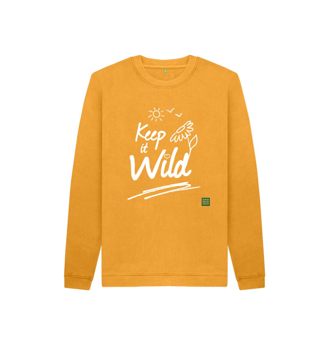 Mustard Keep it Wild Kid's Jumper - Sun