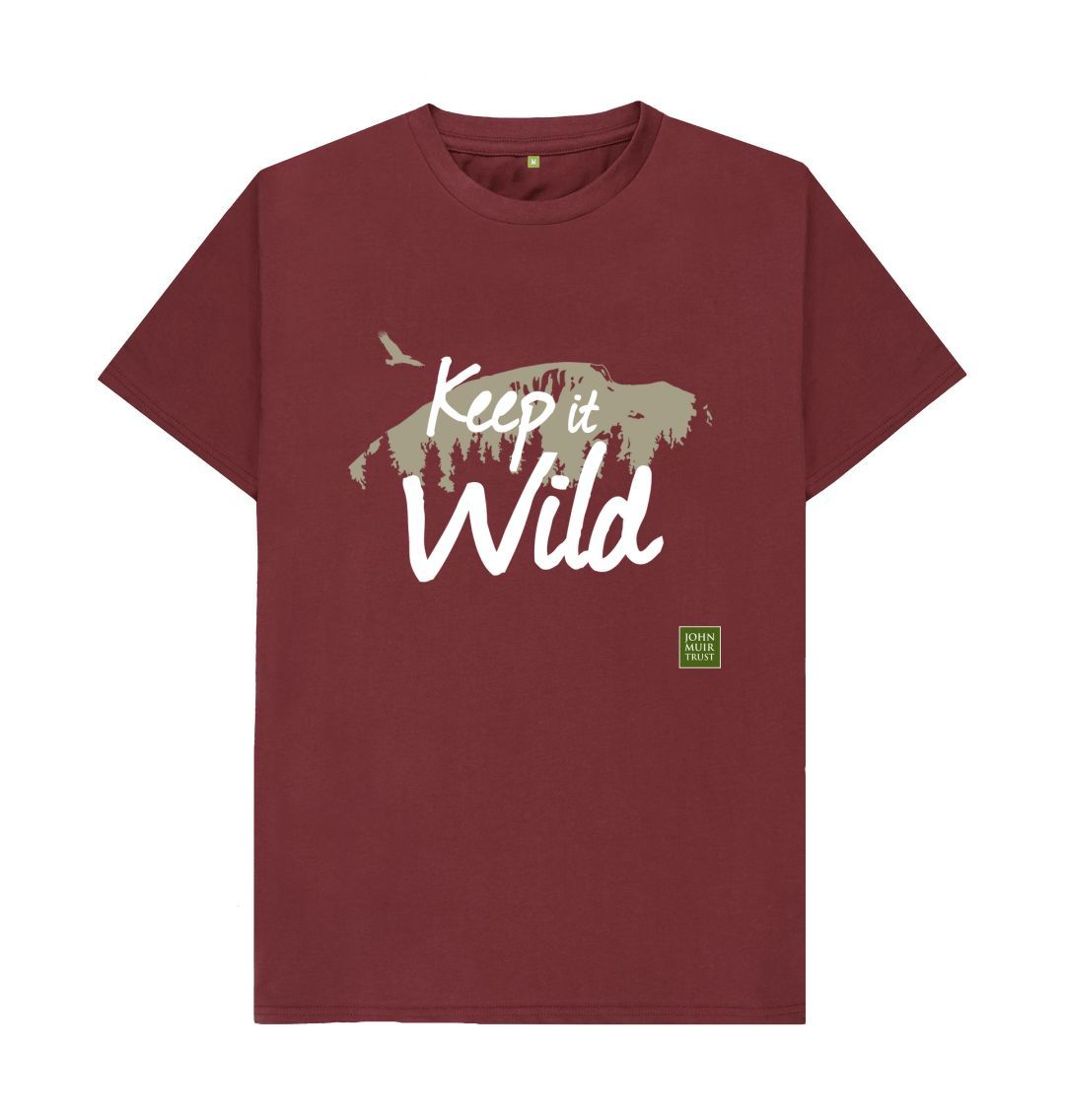 Red Wine Ben Nevis T-shirt - Keep it Wild Men's