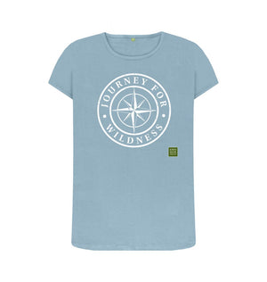 Stone Blue Journey for Wildness Women's T-shirt
