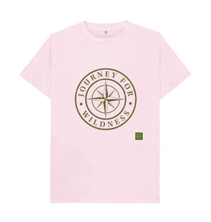Pink Journey for Wildness T-shirt (Olive logo design)