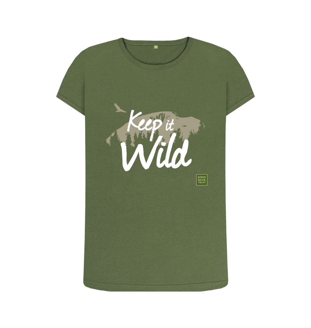 Black Keep it Wild Women's T-shirt - Ben Nevis